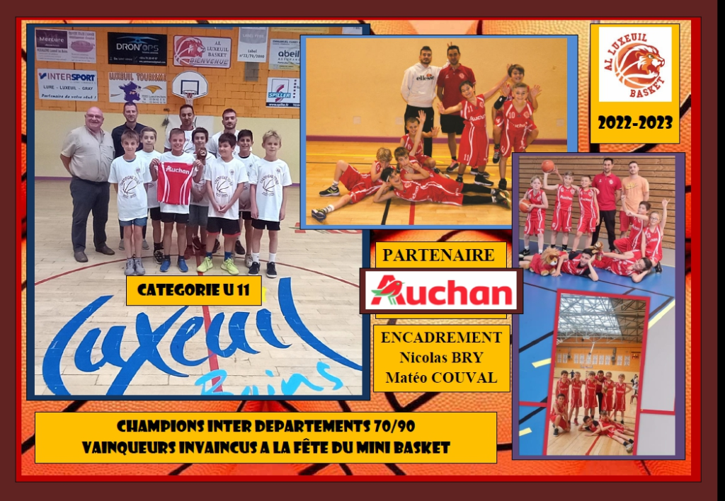 U11 G – Champion Interdépartemental