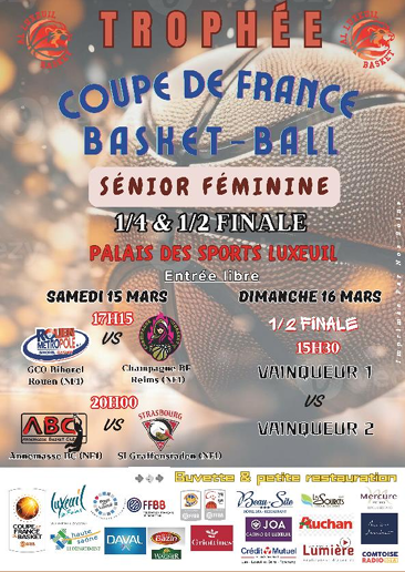 Bilan Coupe de France NF 1 15 & 16 mars 2025