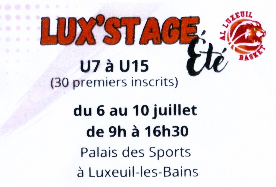 STAGE ÉTÉ